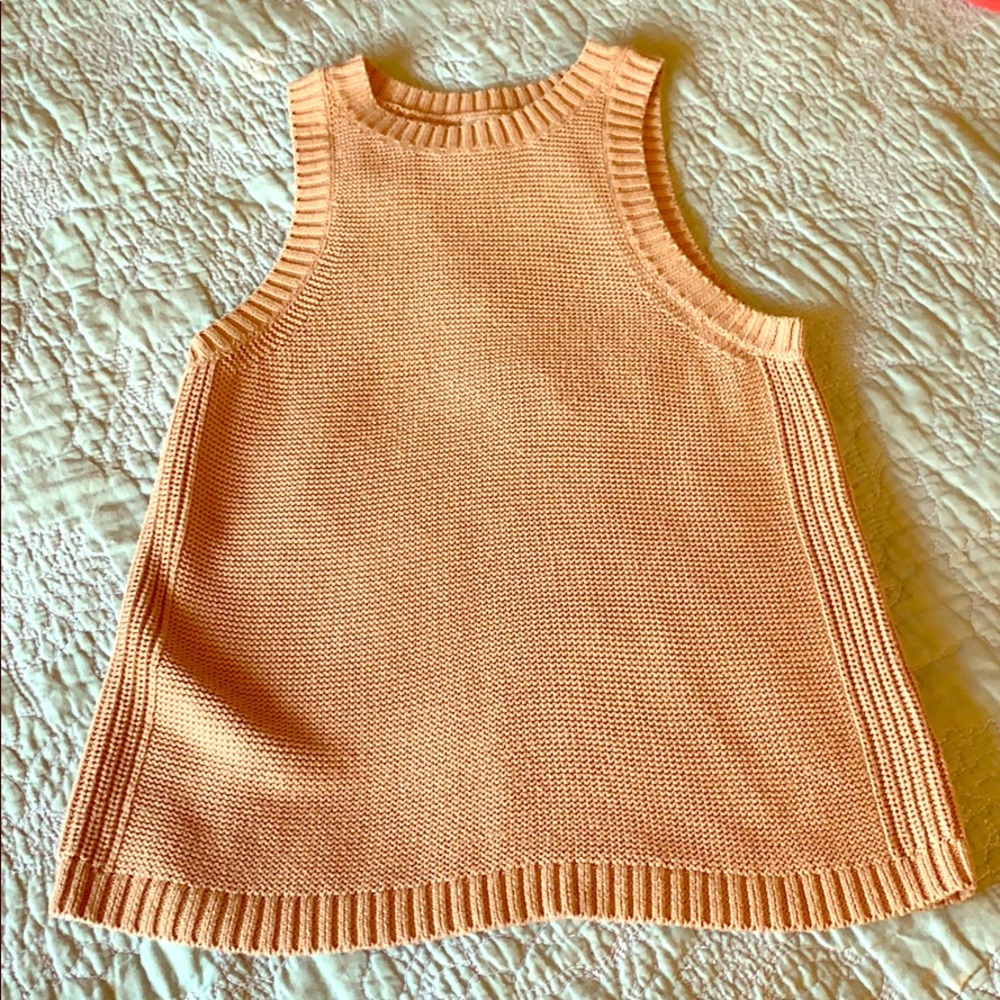 Target 🎯 a new day. sleeveless blush knit sweater